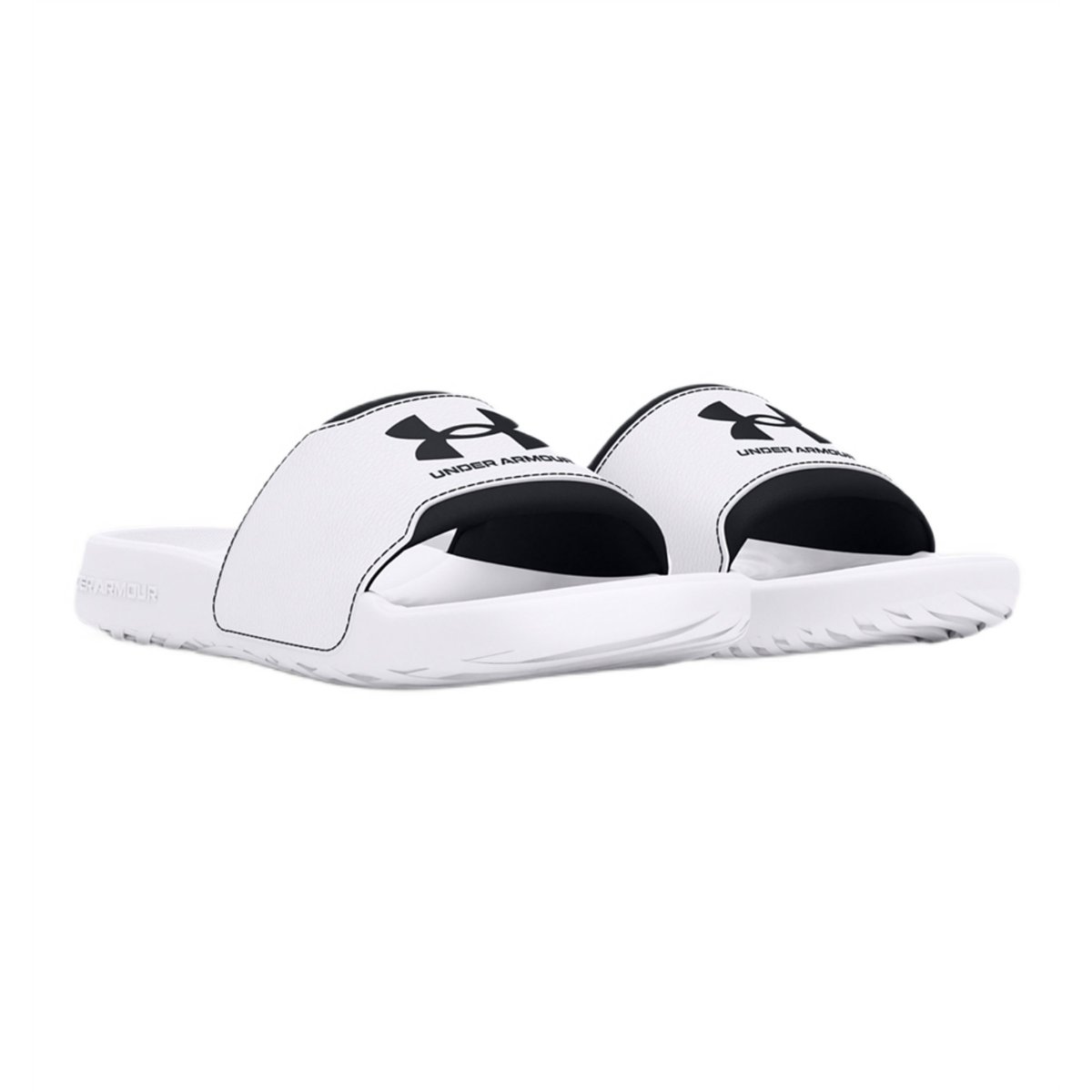 Męskie Klapki Basenowe Under Armour Ua Ignite Select Białe - 3027219-100-41