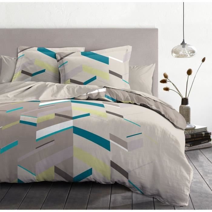 HOME LINGE PASSION Zestaw pościeli Marco - 3 szt. - 260 x 240 - 100% bawełna, 57 nitek - ciemnoszary
