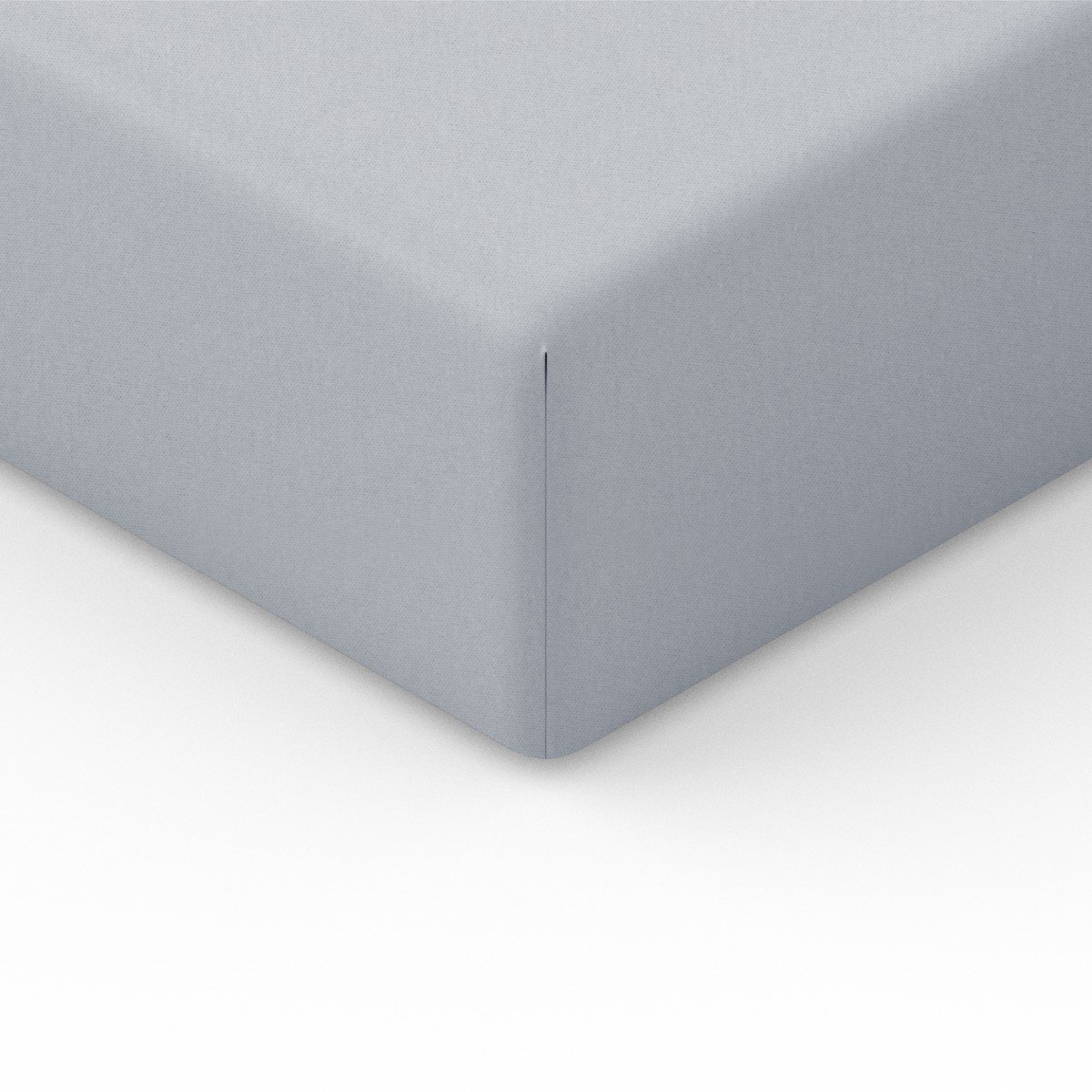Prześcieradło Jersey z gumką 140x200 cm szare Spod Igły i Nitki