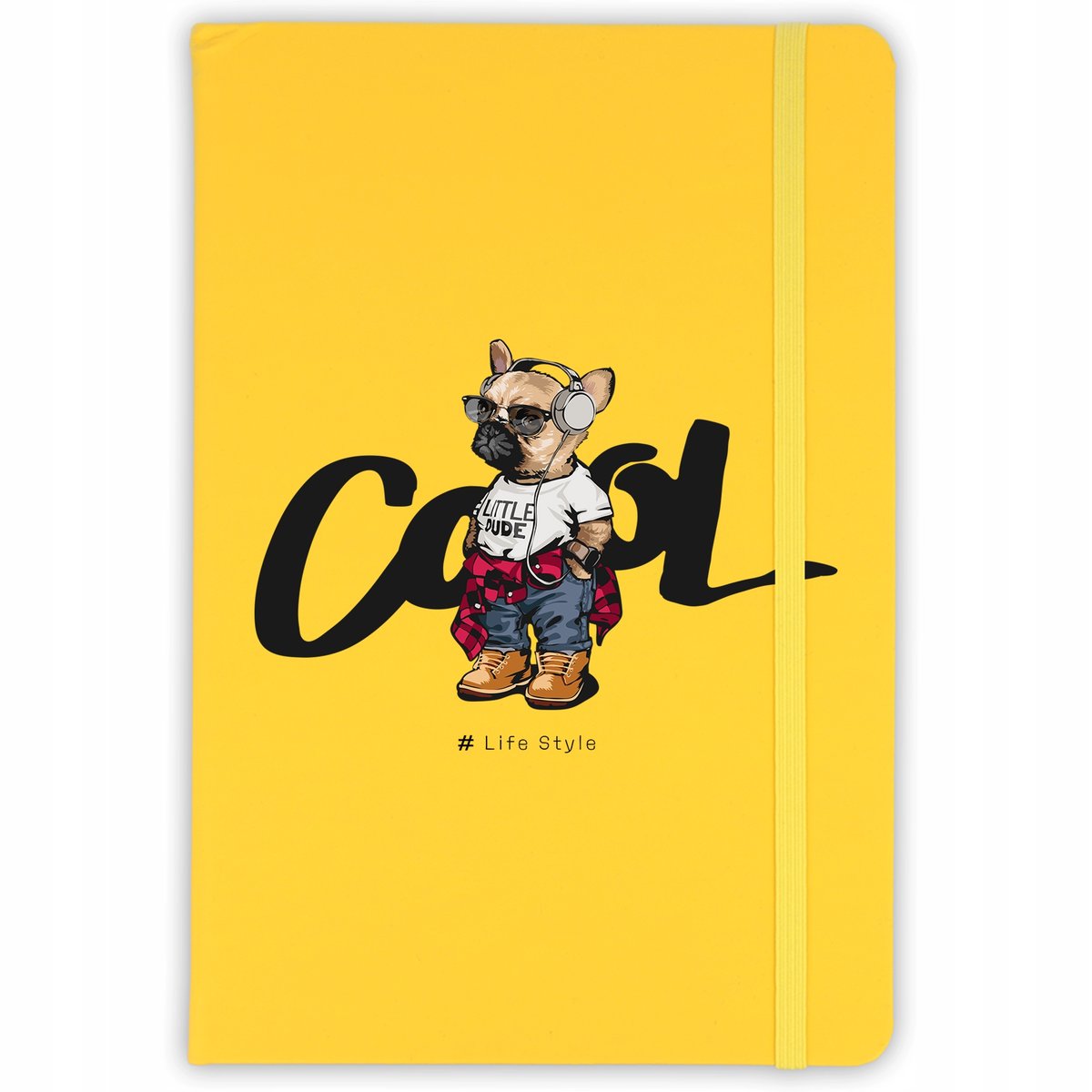 NOTES A5 ŻÓŁTY Notatnik W Linie LUZ COOL Wzory