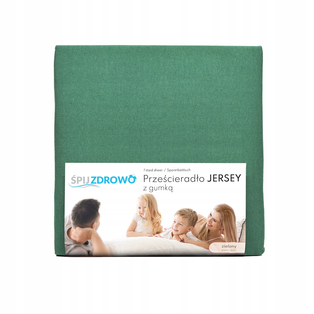 Prześcieradło JERSEY 100% bawełna z gumką 180x200