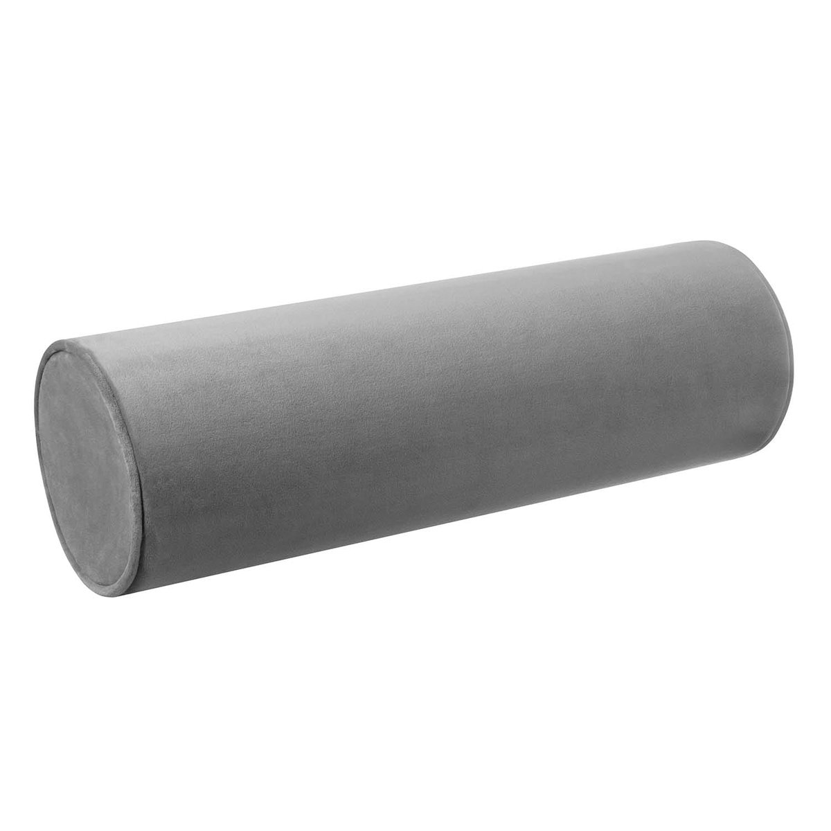 Poduszka Wałek Welur 45x15 cm szara Spod Igły i Nitki