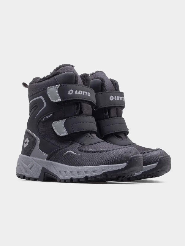 Buty dziecięce zimowe śniegowce LOTTO ALSTYNE TEX K 2600490K-1116 Czarny
