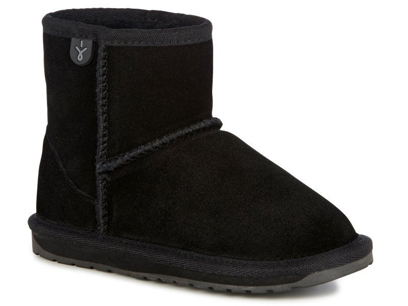 Buty damskie Emu Australia śniegowce ocieplane Wallaby Mini czarne-37