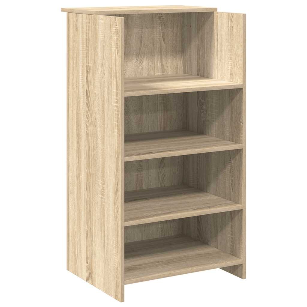 vidaXL Biurko recepcyjne dąb sonoma 55x50x103,5 cm Drewno klejone