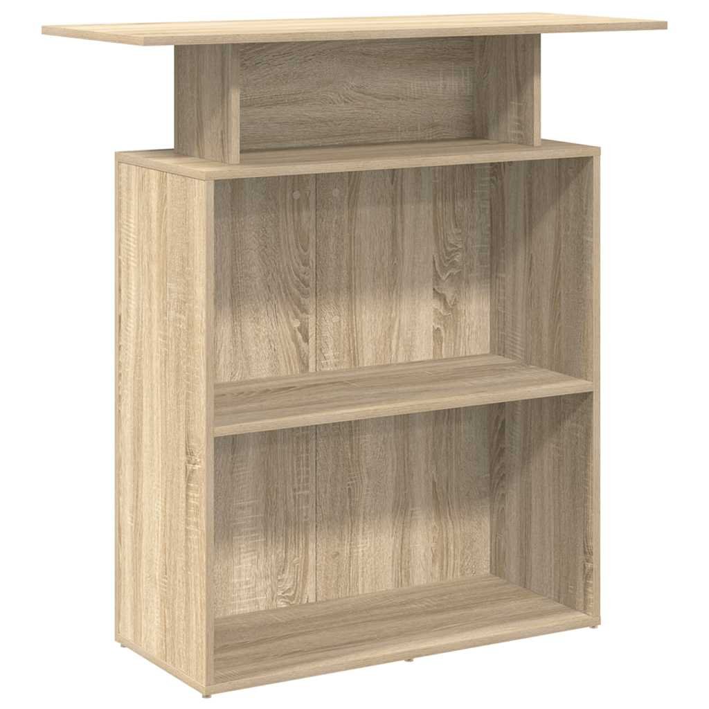 vidaXL Biurko recepcyjne dąb sonoma 100x40x104 cm Drewno klejone
