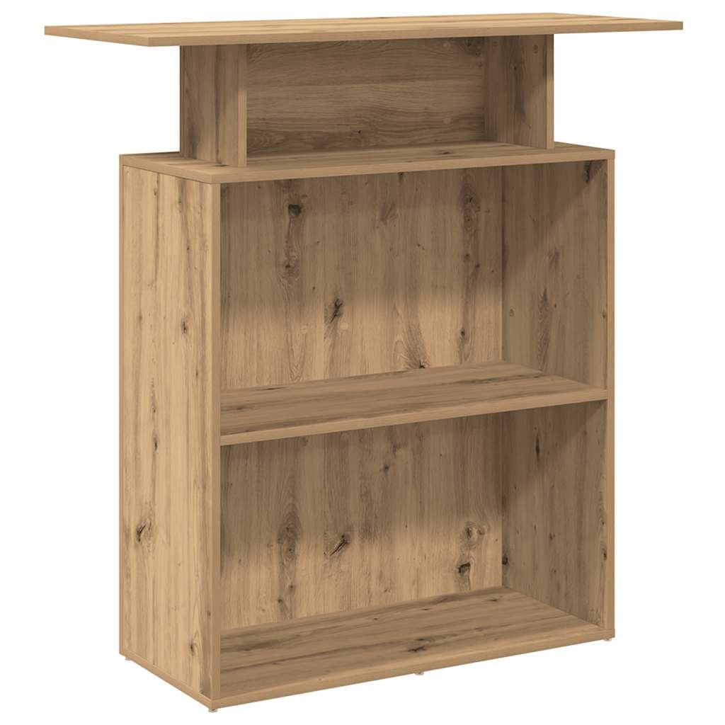Biurko recepcyjne dąb artisan 100x40x104 cm vidaXL