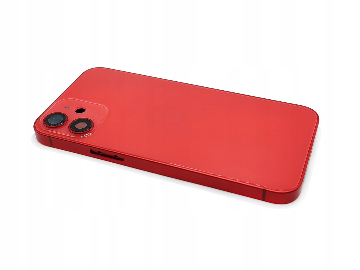 OBUDOWA PANEL TYŁ KORPUS RAMKA DO APPLE IPHONE 12 CZERWONY