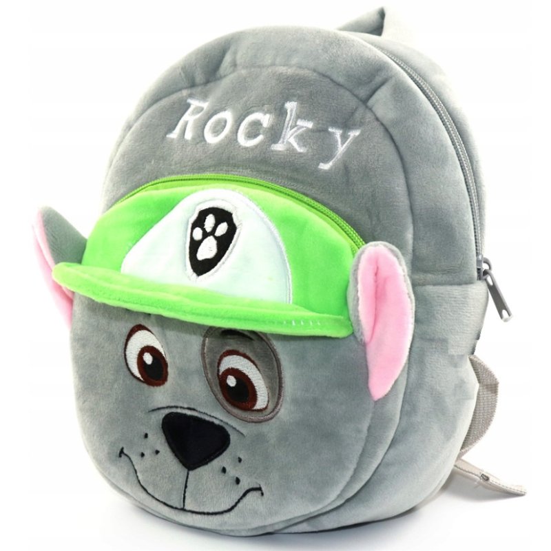 Plecak Dla Przedszkolaka Szkolny Pluszowy Dziecięcy Psi Patrol Rocky