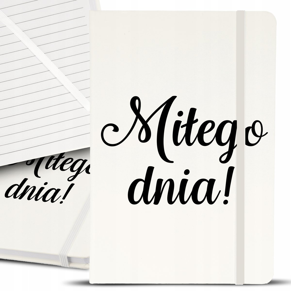 Notes Notatnik Bujo A5 Biały MIŁEGO DNIA Top Wzory