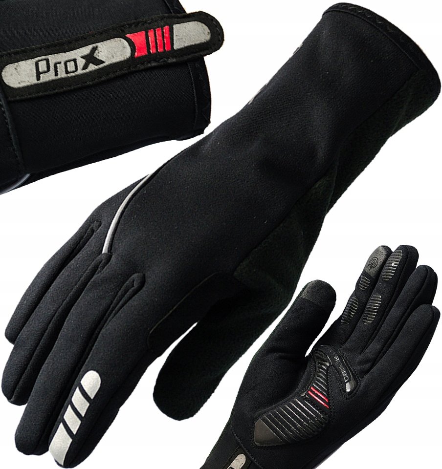 Rękawiczki Rowerowe Zimowe Softshell Comfort Xs