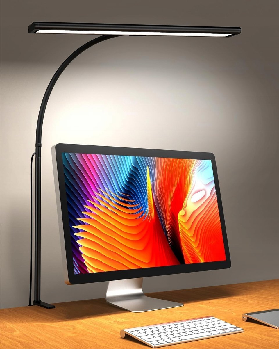 LAMPKA BIURKOWA 160 LED LAMPA STOŁOWA 360° ELASTYCZNA LAMPA DO CZYTANIA