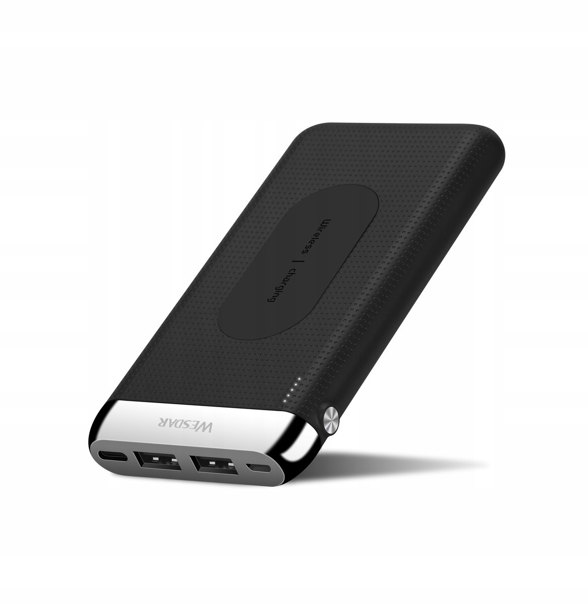 Powerbank 10000Mah 2W1 Ładowarka Indukcyjna Qi