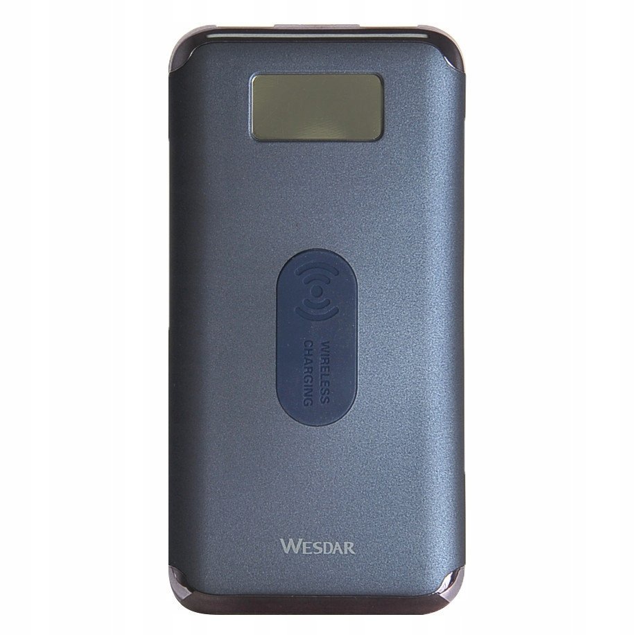 Powerbank 10000Mah 2W1 Ładowarka Indukcyjna Qi Led