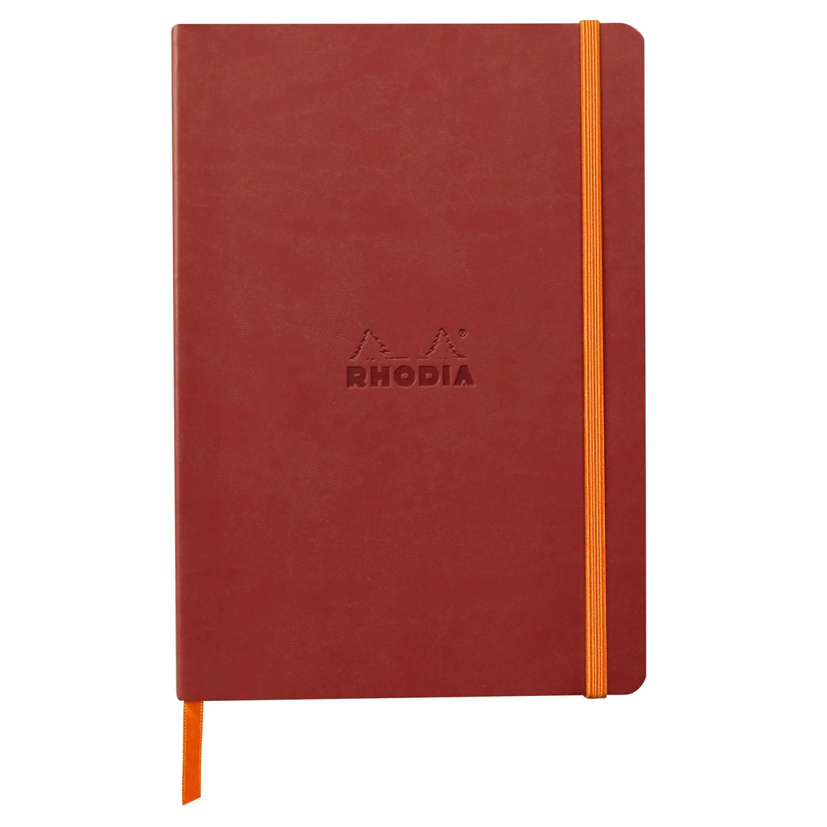 Notatnik Rhodia A5, miękka oprawa, kropki, Nacarat