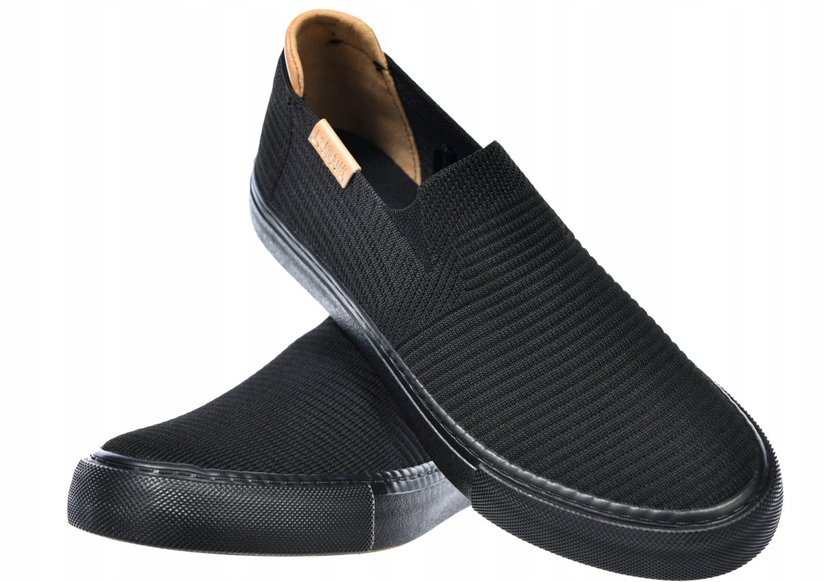 Damskie trampki Big Star wsuwane tenisówki RR274716 czarny 36