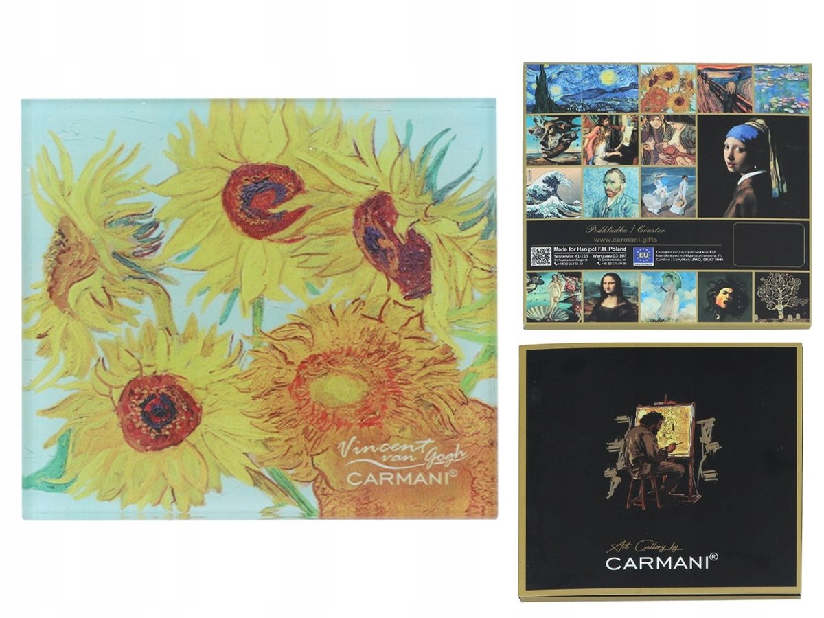 Podkładka szklana - V. van Gogh, Słoneczniki (CARMANI)