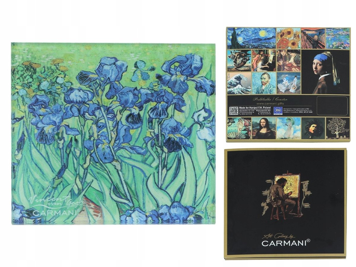 Podkładka szklana - V. van Gogh, Irysy (CARMANI)