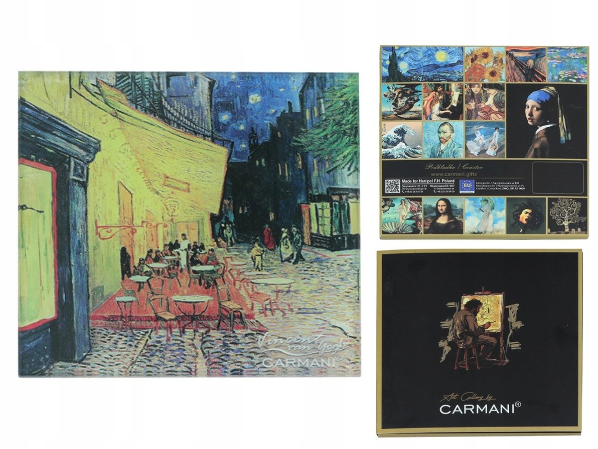 Podkładka szklana - V. van Gogh, Taras Kawiarni w Nocy (CARMANI)