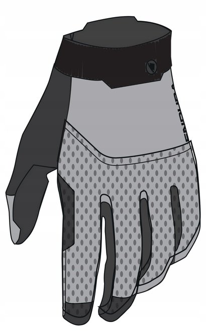 Rękawiczki Endura Loop Full Finger Grey - XL