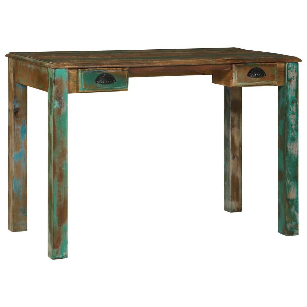 vidaXL Biurko 112x55x76 cm Lite drewno