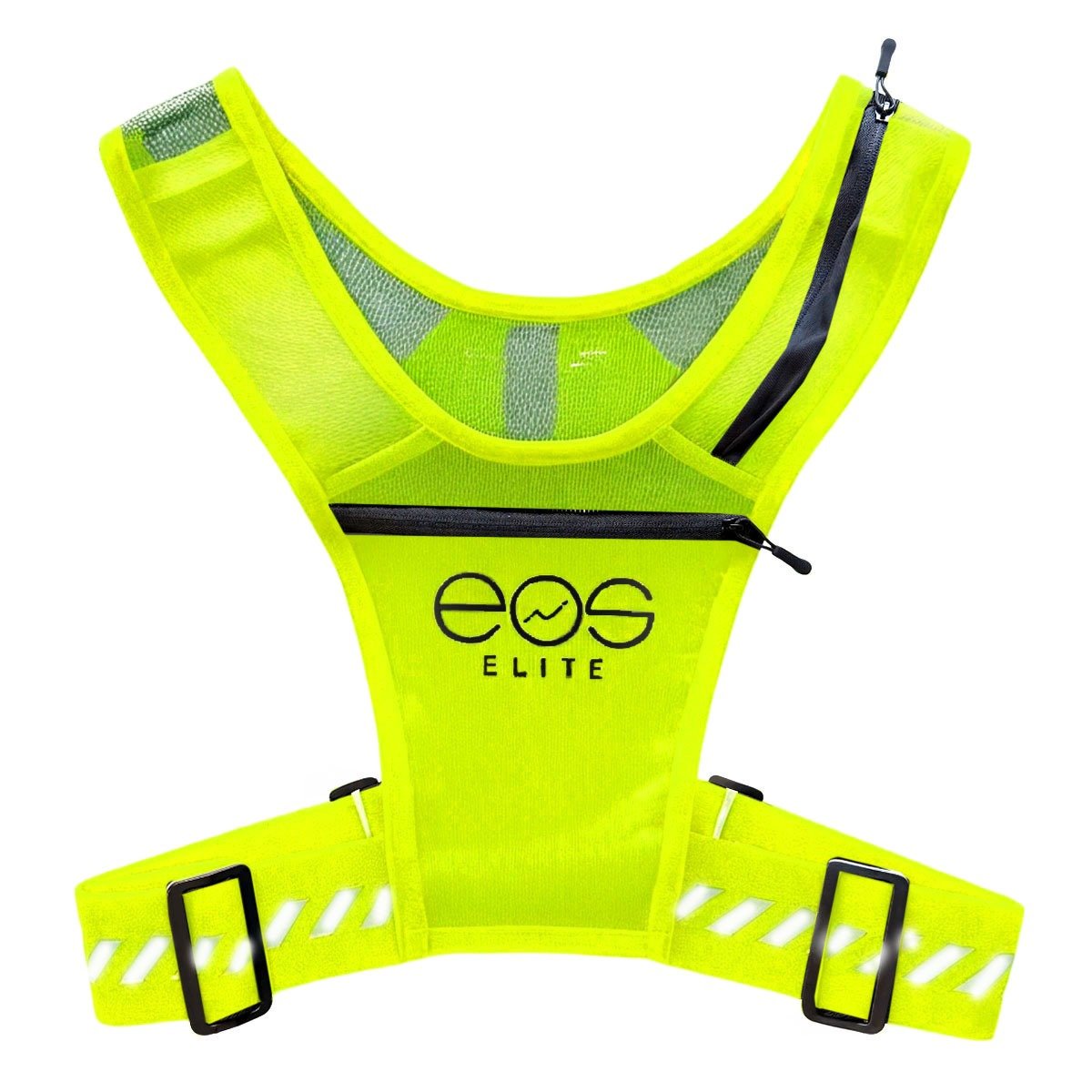 KAMIZELKA DO BIEGANIA ROWER ODBLASKOWA PLECAK KIESZENIE NA BUTELKĘ PREMIUM FLUO
