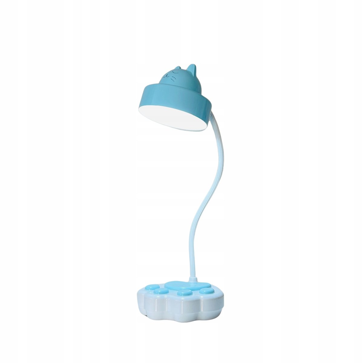 Lampka biurkowa dziecięca LED dotykowa niebieska