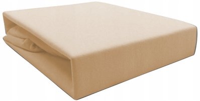 Prześcieradło 220x200 jersey beżowy