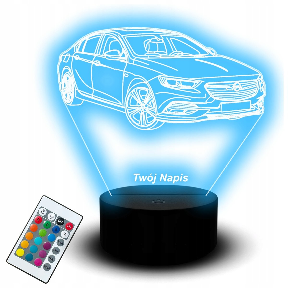 Led Lampka Nocna Figurka dla Kierowcy Samochód Opel Insignia B Auto Prezent