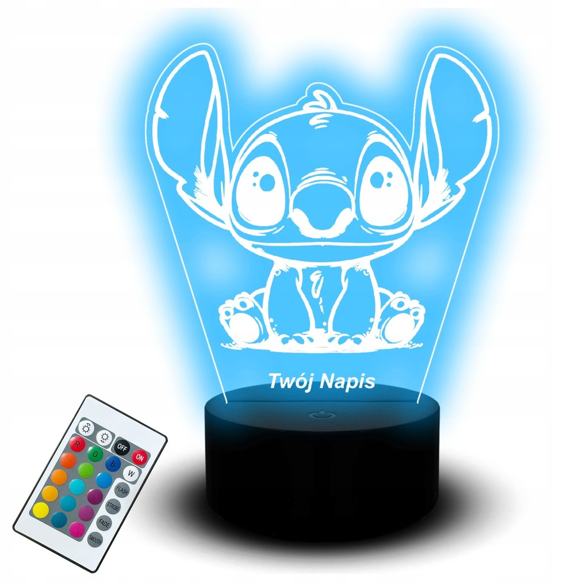 Nocna Lampka Zestaw na Biurko Led Pilot Lilo Stitch Prezent dla Dzieci
