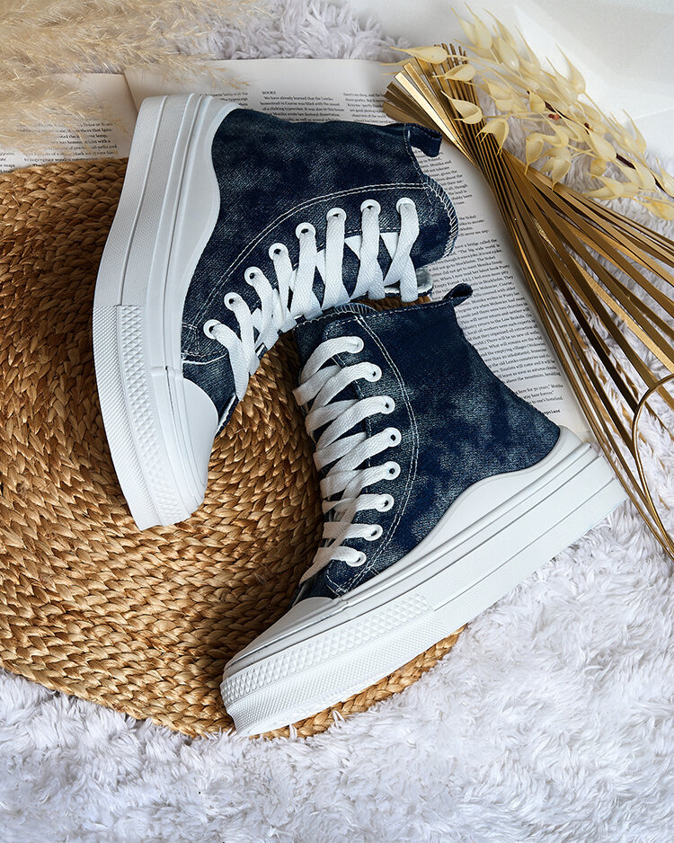 Royalfashion Damskie trampki a'la jeansowe Tricket-38
