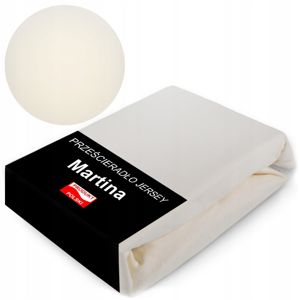 Prześcieradło Z Gumką Jersey 200X220 Gruby Materac 30Cm Polskie Trwałe Ecri