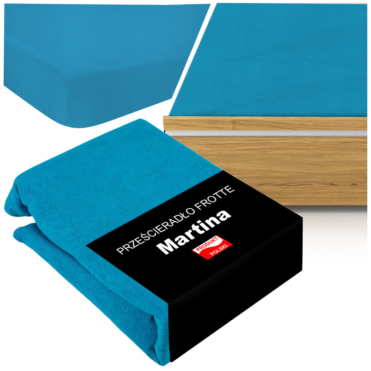 Prześcieradło Z Gumką Frotte 220X200 Materac Bok 30Cm Oddychające Duże