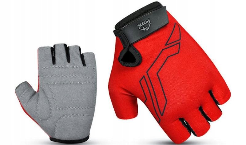 Rękawiczki rowerowe PROX krótkie BASIC czerwone XXL AIR VENT