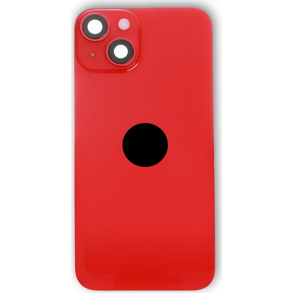 Tylna szyba klapka baterii + ramka iPhone 14 czerwona