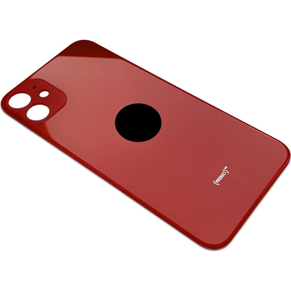 Tylna szyba klapka baterii iPhone 11 czerwona