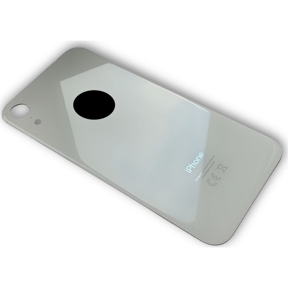 Tylna szyba klapka baterii iPhone XR biała
