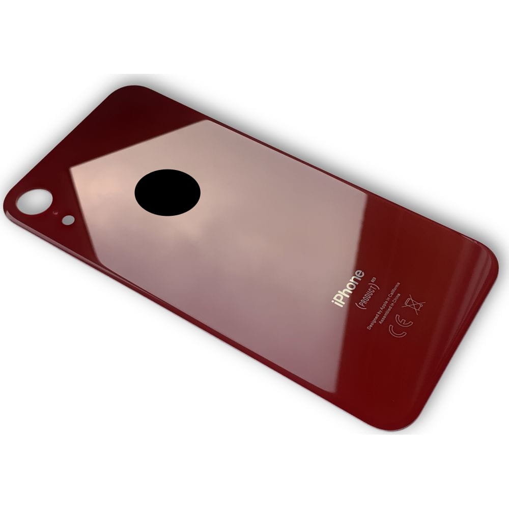 Tylna szyba klapka baterii iPhone XR czerwona