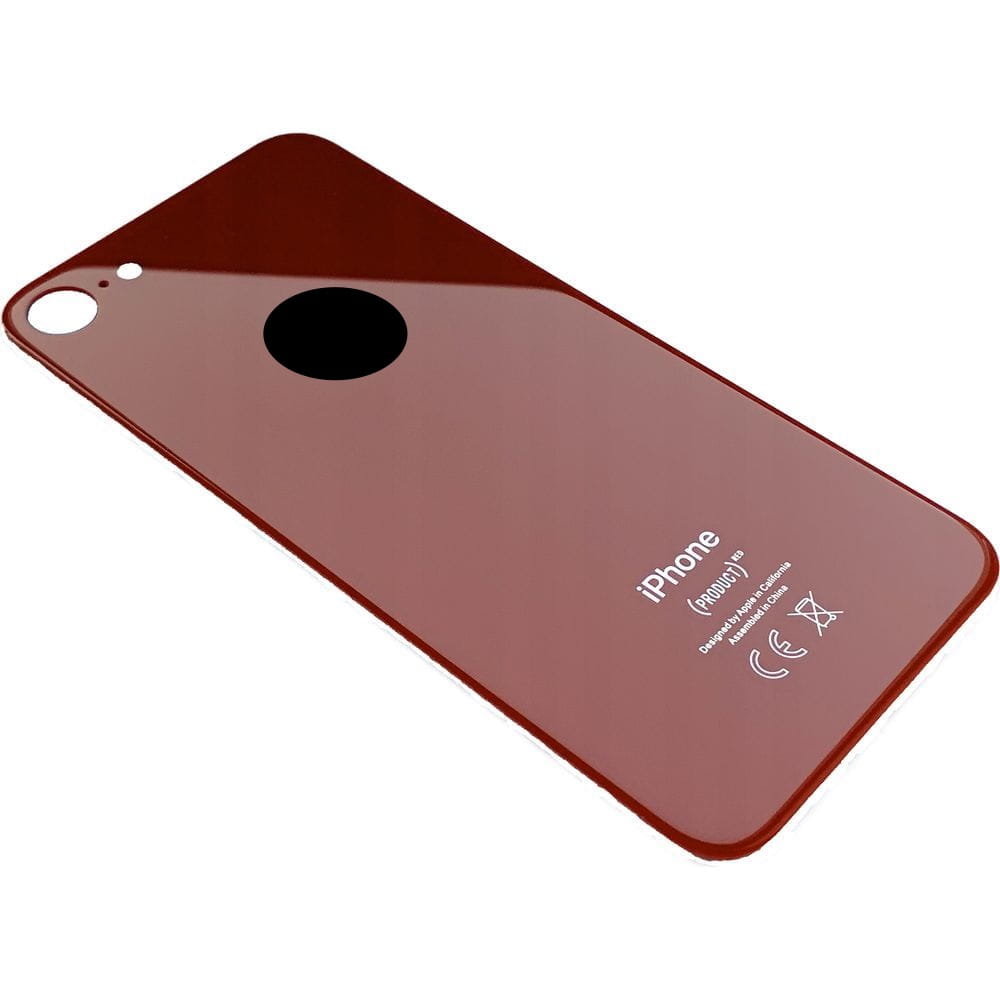 Tylna szyba klapka baterii iPhone 8 czerwona