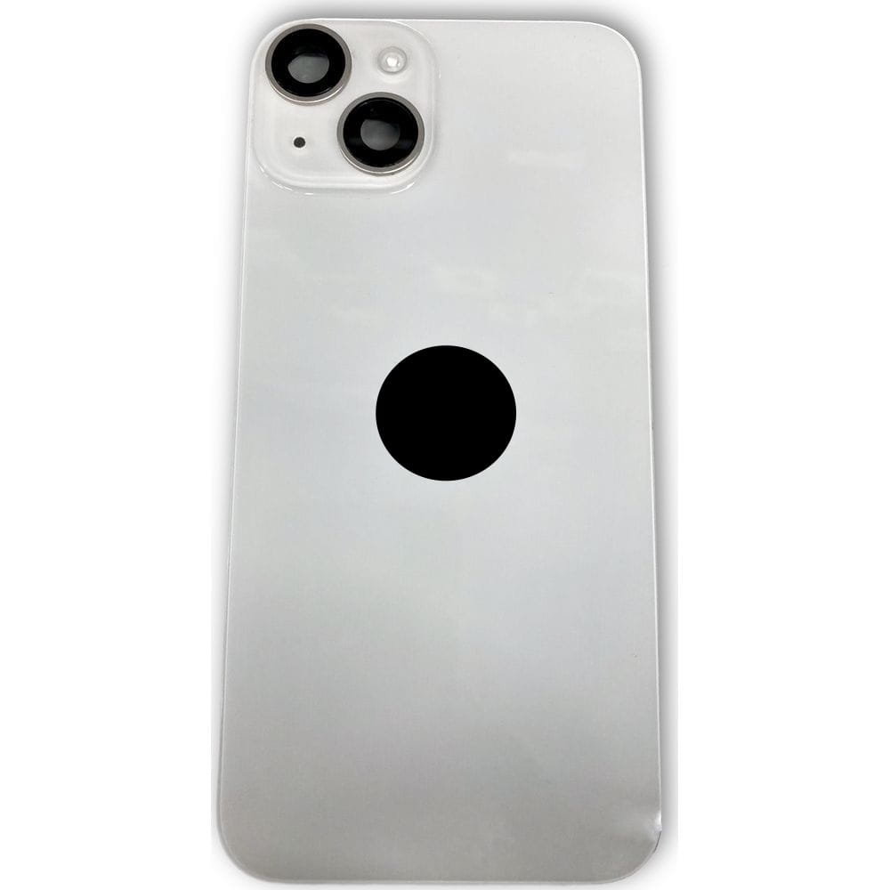 Tylna szyba klapka baterii + ramka iPhone 14 biała