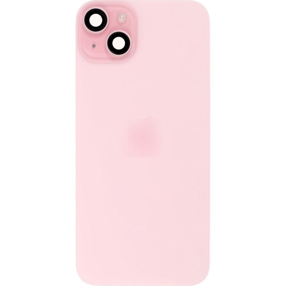 Tylna szyba, klapka baterii, panel tylny do iPhone 15 Plus, różowa