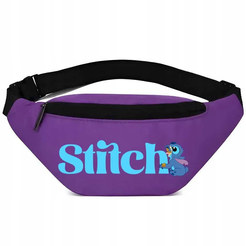 SPORTOWA NERKA FIOLETOWA Na Prezent Urodziny Dla Fana LILO STITCH Wzory