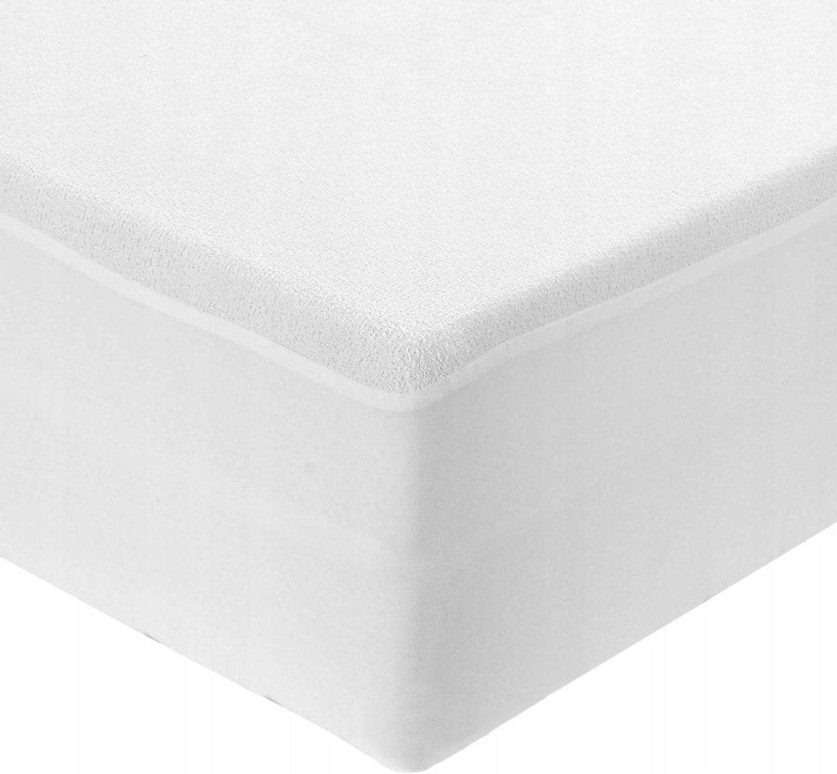 Prześcieradło ochraniacz wodoodporny na materac frotte 190/200 x135cm biały