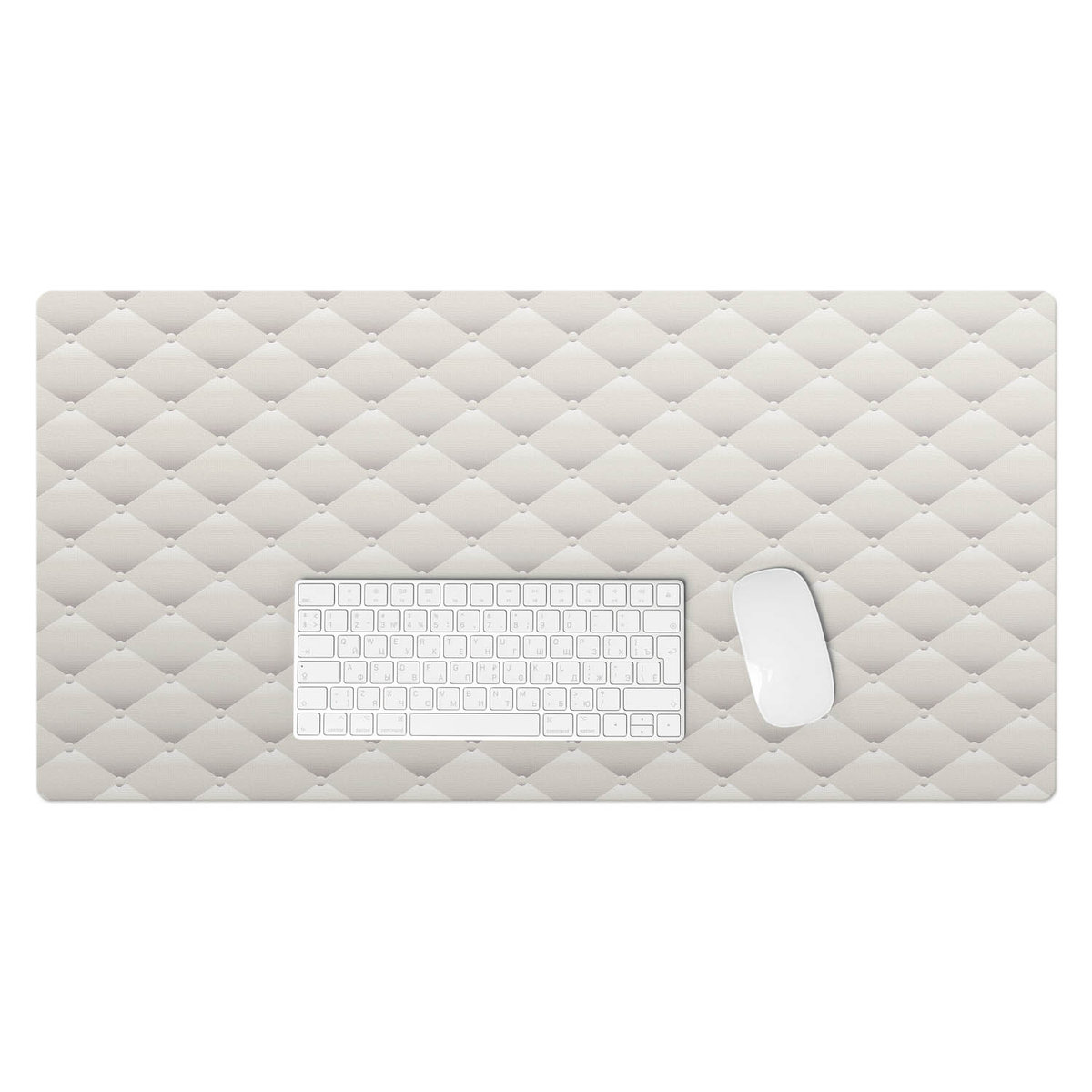 Podkładka na biurko z nadrukiem – Winylowa wodoodporna designerska - Pikowany wzór elegancki 90x45 cm