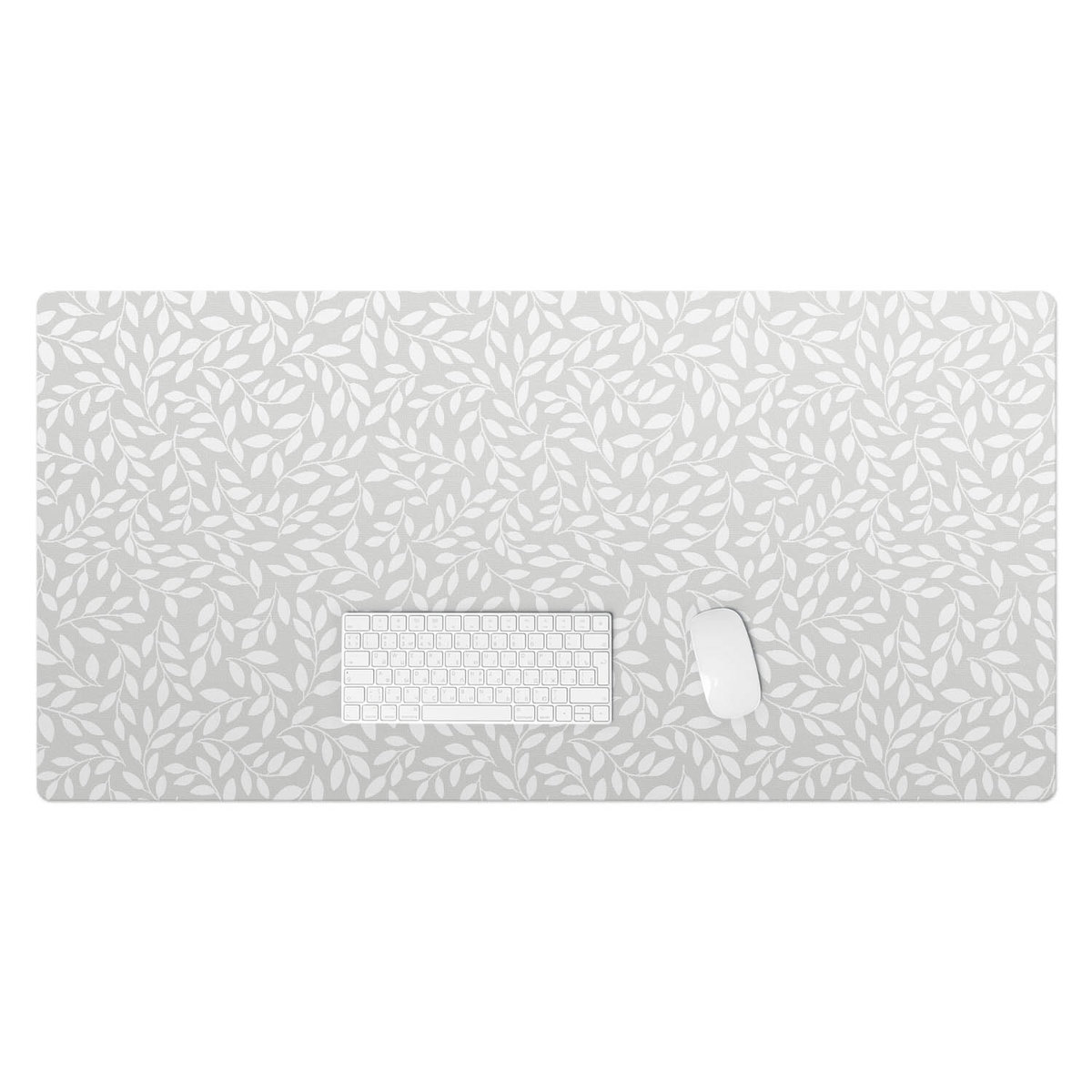 Wyjątkowa podkładka winylowa – Designerski dodatek do biura lub pokoju - Liściasty wzór 120x60 cm