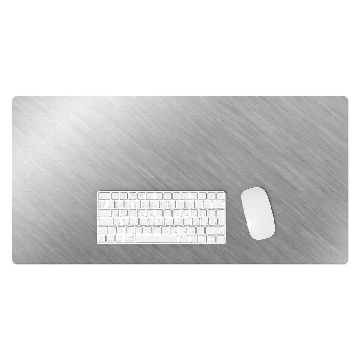 Podkładka z grafiką – Wytrzymała mata winylowa do codziennego użytku - Metaliczna tekstura 90x45 cm