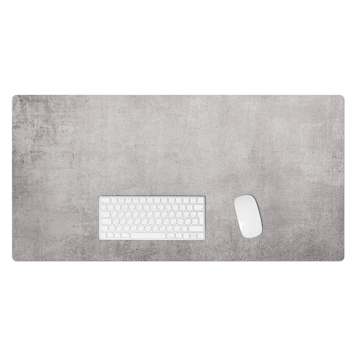 Podkładka na biurko z nadrukiem – Winylowa wodoodporna designerska - Betonowa tekstura 100x50 cm