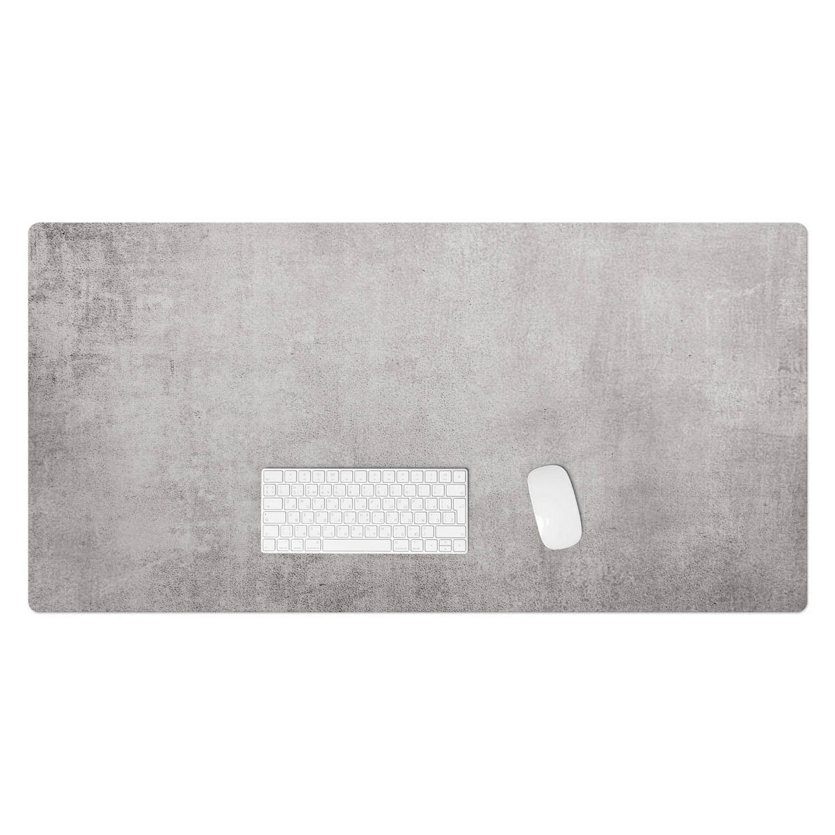 Podkładka na biurko z nadrukiem – Winylowa wodoodporna designerska - Betonowa tekstura 120x60 cm