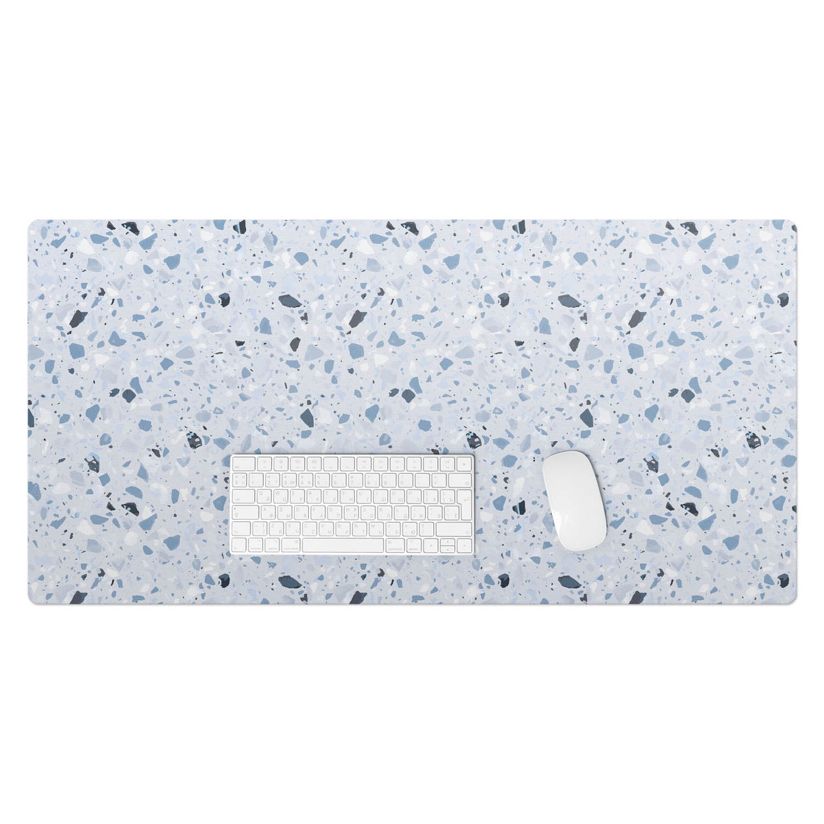 Podkładka na biurko z nadrukiem – Winylowa wodoodporna designerska - Mozaika terrazzo 100x50 cm