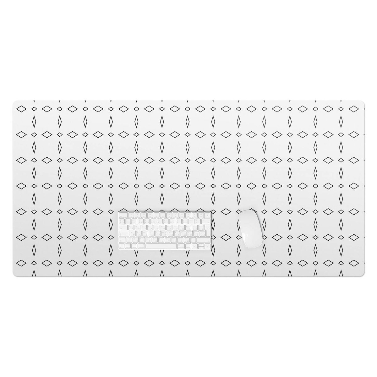 Wyjątkowa podkładka winylowa – Designerski dodatek do biura lub pokoju - Diamentowy wzór 120x60 cm